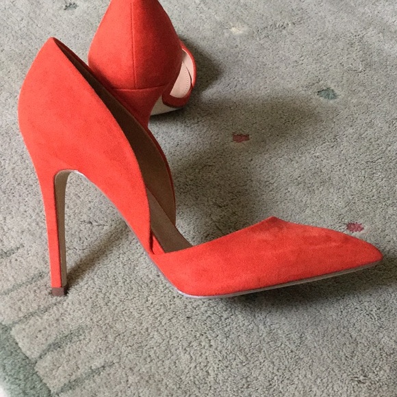 JustFab orange heels SZ9 - Picture 5 of 8